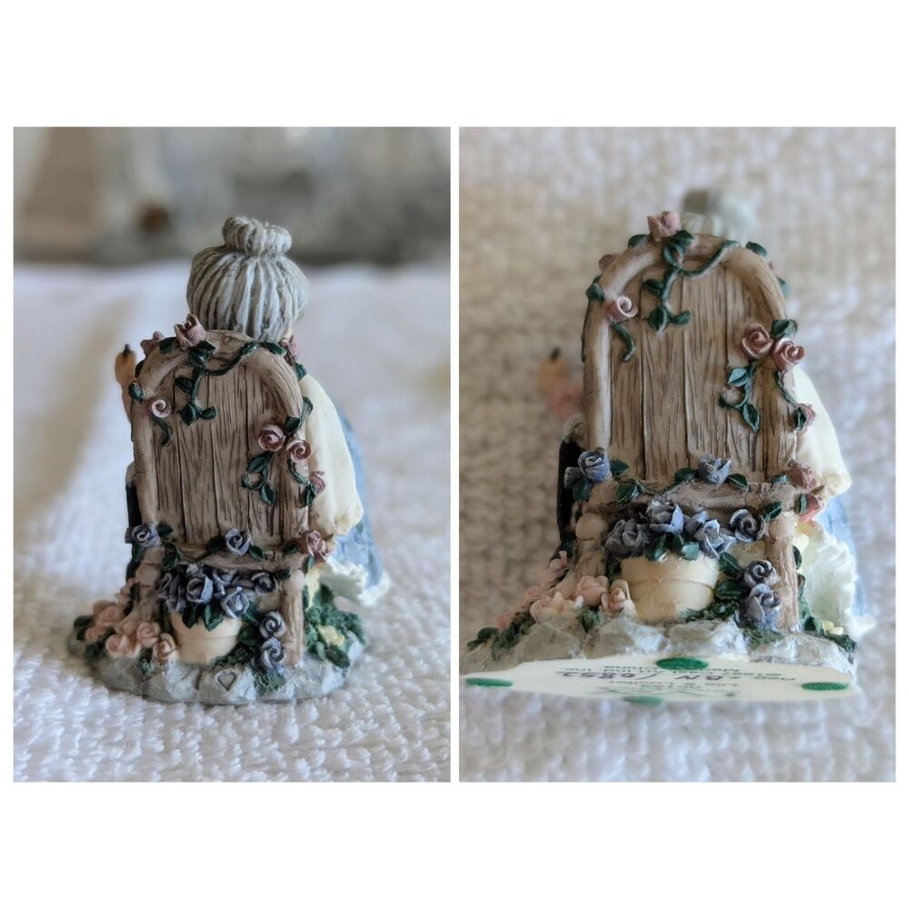 Ivy & Innocence Lila & Lucifer Figurine #05153 w/ Box 1997 Quilt Cat - Picture 2 of 8